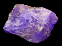 Fluorite, Weardale, England (longwave UV)