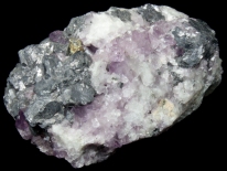 Fluorite, galena - Weardale, Blackdene Mine, Durham, England