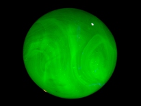 11/16 inch Fluorescent Slag (longwave UV)