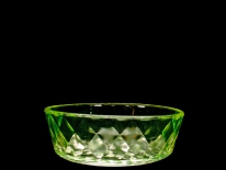 Vaseline glass dish