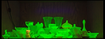 Uranium glass (longwave UV)