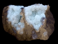 Calcite - Behrens Quarry, Holmesville, Nebraska (longwave UV)