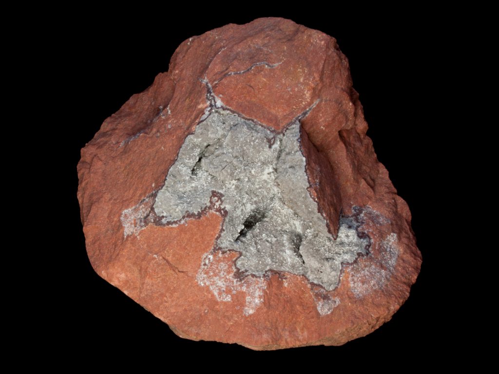 Calcite geode half - Oklahoma