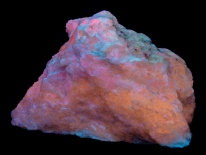 Talc, tremolite, anthophyllite - Edwards, New York (longwave UV)