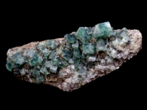 Fluorite, galena - Rogerley Mine, Frosterley, Co. Durham, England