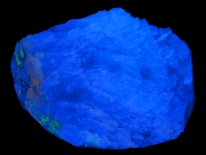 Fluorite - Transvaal, Africa (longwave UV)