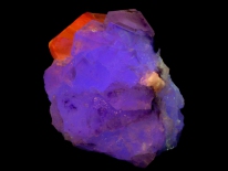 Scheelite, fluorite - Xiang Hualin, Hunan Province, China (midrange UV)