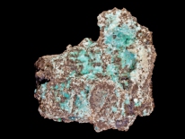 Aurichalcite Crystals - Big Ring Mine, Santa Rita Mtns, Tuscon, Arizona