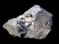 Calcite crystals in matrix - Herkimer Diamond Mine, Herkimer, New York