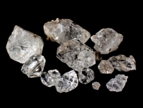 Large Herkimer Diamonds (double-terminated quartz crystals) - Herkimer Diamond Mine, Herkimer, New York