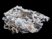 Fluor-richterite, calcite - Wilberforce, Ontario, Canada