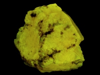 Yellow opal, Manhatten Mine, Napa County, CA (longwave UV)