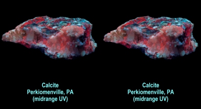 Calcite - Perkiomenville, PA (midrange UV)