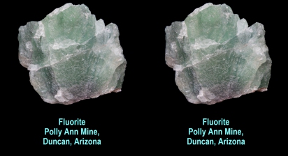 Fluorite, Polly Ann Mine, Duncan, Arizona
