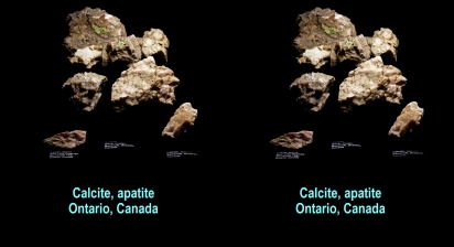 Calcite, apatite, Ontario, Canada