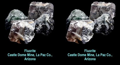 Fluorite, Castle Dome Mine, La Paz Co., Arizona
