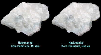 Hackmanite - Kola Peninsula, Russia