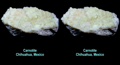 Carnotite - Chihuahua, Mexico