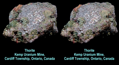 Thorite - Kemp Uranium Mine, Cardiff Township, Ontario, Canada