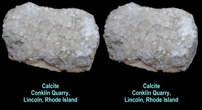 Calcite - Conklin Quarry, Lincoln, Rhode Island
