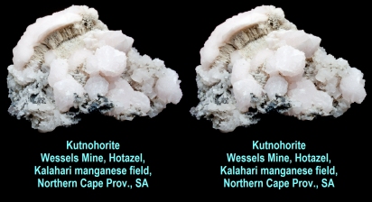 Kutnohorite - Wessels Mine, Hotazel, Kalahari manganese field, Northern Cape Province, South Africa