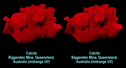 Calcite - Biggenden Mine, Queensland, Australia (midrange UV)