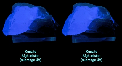 Kunzite - Afghanistan (midrange UV)