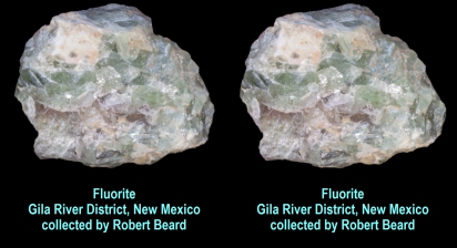 Fluorite - Gila River District, New Mexico - collected by Robert Beard