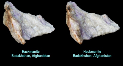 Hackmanite - Badakhshan, Afghanistan