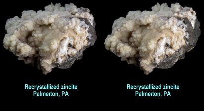 Recrystallized zincite - Palmerton, PA