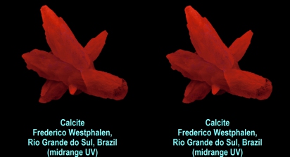 Calcite - Frederico Westphalen, Rio Grande do Sul, Brazil (midrange UV)