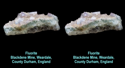 Fluorite - Blackdene Mine, Weardale, County Durham, England
