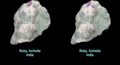Ruby in fuchsite - India