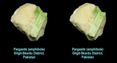 Pargasite (amphibole) - Gilgit-Skardu District, Pakistan