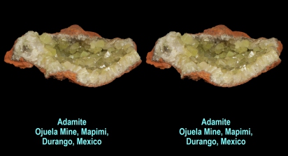 Adamite, Ojuela Mine, Mapimi, Durango, Mexico